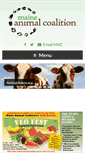Mobile Screenshot of maineanimalcoalition.org